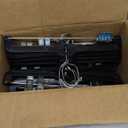 SSWBasics 14-Inch Black Plastic Skirt and Pants Hangers - Pack of 20 with Chrome Swivel Hook, Padded Clips - Perfect for Retail and Home Use, Holds Up to 6 Pounds