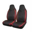 CA 2 Pack Rich Red Sports Seat Covers