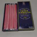 Hot Pink 10 Inch Taper Candles - Pack of 12 Premium Unscented, Dripless & Smokeless Hand-Dipped Candles for Birthday, Wedding or Dinner Decorations and Formal Candlelighting