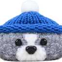 Plush Earbuds Case Cover Compatible with Beats Solo Buds Cartoon Cute Headphone Cases (HBG+Dark Blue,for Beats Solo Buds)