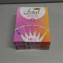 Pack of 2, BIC Soleil 3 Colors Women's Disposable with 3 Blade Razors, Aloe Vera and Vitamin E Lubricating Strip for Enhanced Glide, 14-Pack, Stocking Stuffers for Women