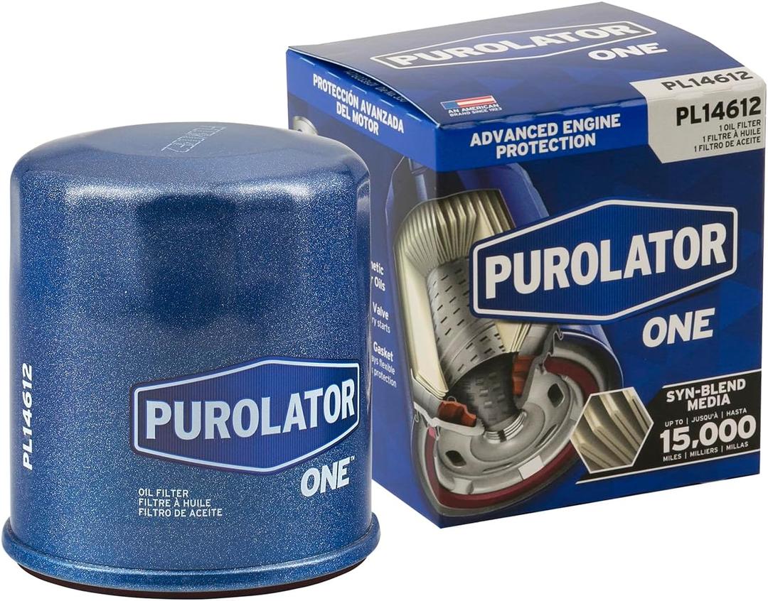 Purolator PL14612 PurolatorONE Advanced Engine Protection Spin On Oil Filter Compatible With Nissan Altima, Rogue, Sentra, Murano, Versa, Maxima, Mazda 3, CX-5, CX-9, CX-30, 6, INFINITI QX60 and Q50