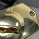 Schlage Camelot Electronic Keypad Deadbolt Lock, Keyless Front Door Entry, Mechanical Key Backup Included, Bright Brass, BE365 CAM 505