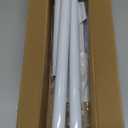 Tension Curtain Rod 30 To 49 Inch White Tension Rods Adjustable Spring Loaded Curtain Rods 7/8" No Drilling Tension Rods For Windows Bedroom Closet Doorway Door