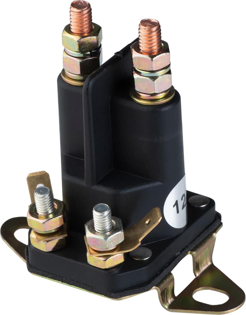 BlueStars 4-Pole 146154 145673 Starter Solenoid - Compatible with Craftsman LT1000 Poulan Husqvarna Lawn Mower 2654 532146154 178861 168327 168327 1685290 1686981 73233 109081X