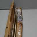 Ivilon Drapery Window Curtain Rod - End Cap Style Design 1 Inch Pole. 72 to 144 Inch Color Warm Gold