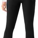 COPYLEAF Womens Yoga Pants with Pockets High Waisted Flare Leggings Bell Bottom Yoga Dress Pants Seamless Bootcut Pants M