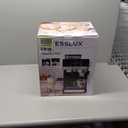 tesslux Espresso Machine with Grinder, 20 Bar Compact Espresso Maker with Milk Frother Steam Wand, Professional Coffee Machine for Home, Touch Control, Cappuccino & Latte Maker