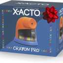 X-ACTO Crayon Pro Electric Sharpener, SafeStart Automatic Motor, Great for Home or School Use (1 Count (Pack of 1))