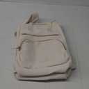 mommore Neoprene Diaper Bag Backpack Small Lightweight Baby Diaper Bags Water Resistant Diaper Backpack for Boys Girls Newborn with Changing Pad, Stroller Straps (Light Beige)