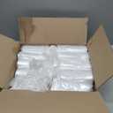 Aluf Plastics High Density Bags, 16 Gallon, 1000 Count, 6 Micron (eq), 24" x 33", Clear, for Bathroom, Office, Industrial, Commercial, Janitorial, Municipal, Recycling