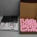 6 Sets Elephant Printed Baby Shower Games Animal Bridal Funniest Baby Shower Play, Interactive Shake Balls for Boy or Girl, Table Tennis Twerk Game Supply (Pink)