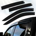 4PCS Rain Guards for 2024-2026 Ford Ranger Supercrew Cab
Window Visors Out-Channel Side Window Deflectors Tape-On Sun Visor Accessories 4PCS