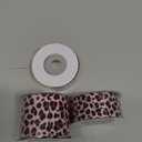 Leopard Print Ribbon Set 3 Rolls Animal Print Grosgrain Ribbons 5/ 8", 7/ 8", 1.5", Jungle Safari Printed Ribbon for Crafts, Gift Wrapping, Flower Bouquet, Wreath & Bows Making, Gift Bags Decor