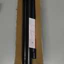 CorkLatta Black Shower Curtain Rod 31 to 80 Inch,1 Inch Diameter Adjustable Spring Tension Stainless Steel Telescoping Rod,Easy Install,No Rust