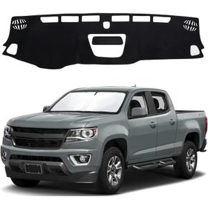 Dashboard Cover Mat for Chevy Chevrolet Colorado/GMC Canyon 2015-2022 Accessories Dash Cover Dash Mat Sunshade Glare UV Rays Protector