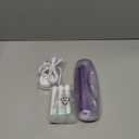 Aquasonic Icon ADA-Accepted Rechargeable Toothbrush | Magnetic Holder & Slim Travel Case | 2 Brushing Modes & Smart Timers | Gentle Micro-Vibrations (Stone) (1 Count (Pack of 1))