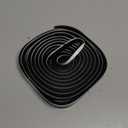 Bruiefpap 39.4FT Weather Stripping for Doors and Windows, Self-Adhesive Soundproofing Door Seal, Door Insulation for Sliding, Exterior, Frames and Front, 0.35'' Wide x 0.2'' Thick, White