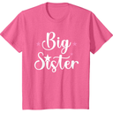 Brand: Great Selection 
Big Sister, Little Stars T-Shirt, Kids 6, Pink, size XS