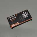 Gifts for Men, 18-in-1 Snowflake Multi Tool, Valentines Day Gifts for Him, Anniversary Birthday Gifts for Men Dad Him Husband, Mens Valentines Gift for Adults Dad Who Wants Nothing (Black+silver)