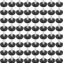 1/4-20 Stainless Steel Adjustable Furniture Levelers Screw in Threaded Leveling Feet for Furniture Glide Leveling for Table Chair Cabinet Legs (64)