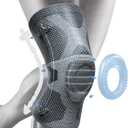 NEENCA Professional Knee Brace for Pain Relief, Medical Knee Compression Sleeve, Knee Support with Horizontal Knit Tech for Meniscus Tear, ACL, Arthritis, Joint Pain, Runner, Workout- FSA/HSA APPROVED (XXX-Large, Upgraded Version - Black)