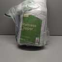 Ultra Soft Twin XL Size Mattress Topper - Viscose Made from Bamboo Pillow Top Mattress Pad for Back Pain Relief - Naturally Cooling for Hot Sleepers, Green