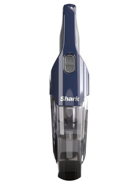 Shark Cyclone PET Handheld Vacuum with 8" Crevice Tool, HyperVelocity Suction, Navy Blue/Grey, CH701