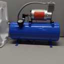 JDMSPEED New 150PSI DC 12V Air Compressor with 6 Liter Tank 1.6 Gallon For Train Horns Motorhome Tires