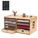Colingmill Classroom Mailboxes Teacher Student Mailboxes Wooden,10 Slots