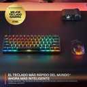 SteelSeries Apex Pro Mini Gen 3 OmniPoint 3.0 HyperMagnetic Switches Adjustable Actuation Rapid Trigger Game-Ready Presets Protection Mode Rapid Tap/SOCD RGB PBT Keycaps USB-C