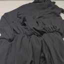 Verdusa Women's Chiffon Halter Drop Waist Wedding Guest Dresses Ruffle Summer Mini Dress Brunch Outfits (Medium, Black)