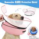 Elevated Inflatable Dog Cone Collar Alternative After Surgery, Dog Donut Collar, Soft Pet Cone to Stop Licking for Dogs XL