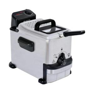 T-fal Compact EZ Clean Stainless Steel Deep Fryer with Basket for Home Use, 1.8 Liter Oil and 1.7 Pound Food Capacity, 1200 Watts, Easy Clean Temp Control, Oil Filtration, 1.8 L