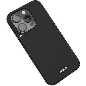 Mous for iPhone 15 Pro Max Case MagSafe Compatible - Super Thin Magnetic Phone Cover - Black