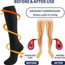 Compression Knee High Socks for Women