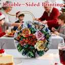 Butterfly & Rose Ornament, Christmas Ornaments, Christmas Decorations, Holiday Decor Gifts for Family, Friends & Flower Lovers, Gift Exchange & Gift Idea, Giftbox Included