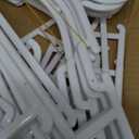 60 Pack White Baby Nursery Closet Hangers,Non-Slip Laundry Infant Pant Hanger for Newborn Clothes Gift,Ultra-Thin Child Coat Hanger for Girl Boy Toddler Kids