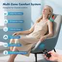 Neck Massager 2026,4-in-1 Neck & Shoulder Massager with Multi-Directional Stretch, Heating & Vibration, 360 Remote Control Ergonomic for Home, Office,Car Travel