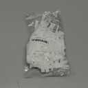 24 Pcs Velvet Christmas Bows 5 x 7 Inch Rustic Velvet Small Ribbon Gift Bow for Xmas Tree Ornaments DIY Craft Wreaths Garlands Indoor Outdoor Home Decorations (White)