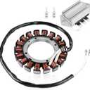 AUTOKAY New 15 AMP Stator for Kohler 237878-S 54-755-09-S K482 K532 K582 K161 K181 K241 K301-341