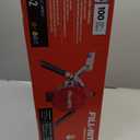 Fill-Rite FR152 Piston Hand Pump with Hose & Nozzle Spout, Red