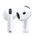 Apple AirPods 4 Wireless Earbuds, Bluetooth Headphones, Personalized Spatial Audio, Sweat and Water Resistant, USB-C Charging Case, H2 Chip, Up to 30 Hours of Battery Life, Effortless Setup for iPhone