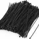 uxcell Nylon Strip Zip Wire Cable Tie Fastener Off 2mmx150mm 500pcs (Black)
