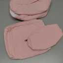 HBselect Quilted Makeup Bag, 3PCS Cotton Large Travel Makeup Bag, Cute Floral Coquette Make up Bag Cosmetic Bag Toiletry Bag for Women Girls