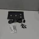 No Drill Front License Frame Compatible with Honda HR-V, Odyssey 5th gen, Passport 3rd gen, Pilot 4th gen, Ridgeline 2nd gen Anti-Theft License Plate Grille Mount Holder Car Tag Covers Rust-Proof