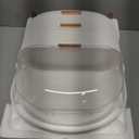 Makeup Organizer Skincare Organizers - Cosmetic Display Cases with Transparent Cover, Skin Care Organizers for Bathroom Countertop, Bedroom Vanity Desk, Lipstick Organizer, White