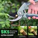 7.2V Hedge Trimmer Cordless | 2-in-1 Handheld Electric Shrub Trimmer & Grass Shear with Pruning Shears | 3.0Ah Lightweight Rechargeable Battery Powered for Garden, Yard, Lawn