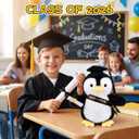 Graduation Penguin Plush, Cute Graduation Stuffed Animal with Cap, Diploma & Sash, Soft Penguin Plush Gift for Kids, Students, Graduation Celebration
