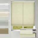 Changshade No Drill No Tools Light Filtering Cellular Shades,Cordless Blinds for Indoor Windows,Window Shades Honeycomb Blinds for Bedroom,Office,Home,34" w x 64" h,Beige